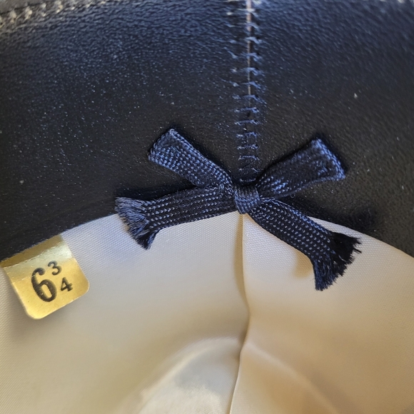 Vintage Adam Fifth Avenue New York Black Trilby Hat Size 6 3/4 - Picture 12 of 13